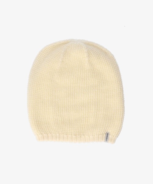 OVERRIDE(オーバーライド)の「OVERRIDE ALPACA LOOSE BEANIE / オーバーライド(ニットキャップ/ビーニー・メンズ・ブラック/グレー/ベージュ/ホワイト・57~59cm)」の5枚目の写真