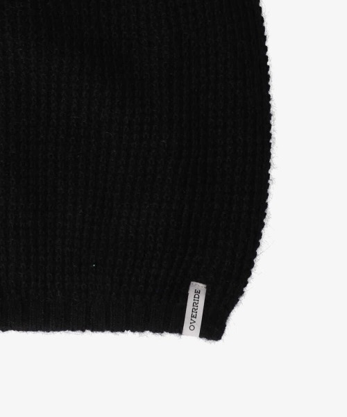 OVERRIDE(オーバーライド)の「OVERRIDE ALPACA LOOSE BEANIE / オーバーライド(ニットキャップ/ビーニー・メンズ・ブラック/グレー/ベージュ/ホワイト・57~59cm)」の8枚目の写真