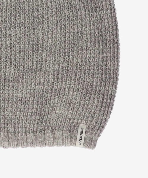 OVERRIDE(オーバーライド)の「OVERRIDE ALPACA LOOSE BEANIE / オーバーライド(ニットキャップ/ビーニー・メンズ・ブラック/グレー/ベージュ/ホワイト・57~59cm)」の10枚目の写真