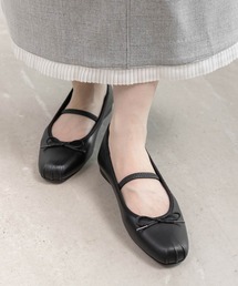 RANDA（ランダ）の「ギャザーデザインバレエシューズ（パンプス）」