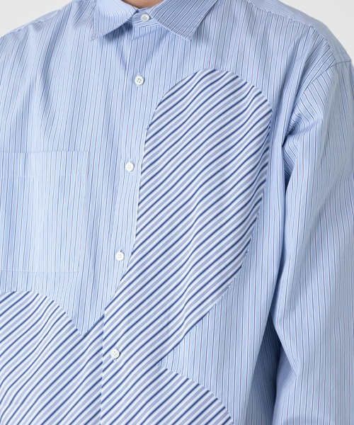 TXA（ティーエックスエー）の「門倉太久斗/22世紀ジェダイ Slash striped shirt（シャツ/ブラウス・メンズ・ストライプ・2/1）」の7枚目の写真