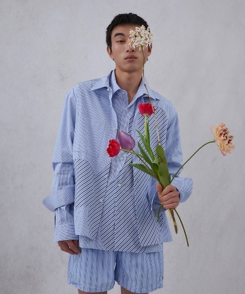 TXA（ティーエックスエー）の「門倉太久斗/22世紀ジェダイ Slash striped shirt（シャツ/ブラウス・メンズ・ストライプ・2/1）」の20枚目の写真