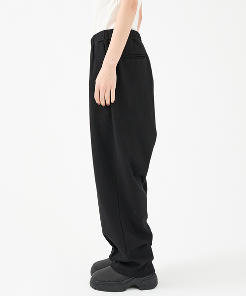 FORTUNA HOMME（フォルトゥナオム）の「【FORTUNA/フォルトゥナ】ツイルカットソーイージースラックス/スウェットパンツ/ユニセックス【WEB限定】（スラックス・メンズ・ブラック・L/M）」の11枚目の写真