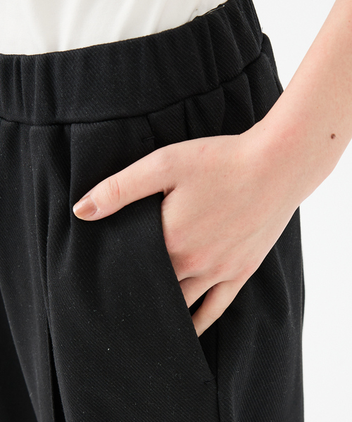 FORTUNA HOMME（フォルトゥナオム）の「【FORTUNA/フォルトゥナ】ツイルカットソーイージースラックス/スウェットパンツ/ユニセックス【WEB限定】（スラックス・メンズ・ブラック・L/M）」の15枚目の写真