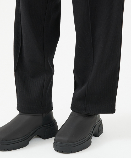 FORTUNA HOMME（フォルトゥナオム）の「【FORTUNA/フォルトゥナ】ツイルカットソーイージースラックス/スウェットパンツ/ユニセックス【WEB限定】（スラックス・メンズ・ブラック・L/M）」の16枚目の写真