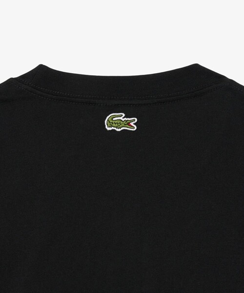 LACOSTE(ラコステ)の「ヘリテージロゴステッチTシャツ(Tシャツ/カットソー・メンズ・ブラック・3/2/5/4)」の6枚目の写真