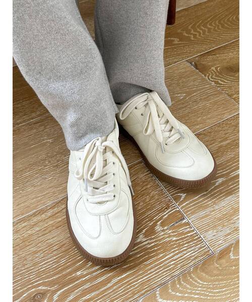 Ungrid（アングリッド）の「トレーナースニーカー（スニーカー・レディース・ブラウン/オフホワイト・L/M/S）」の9枚目の写真