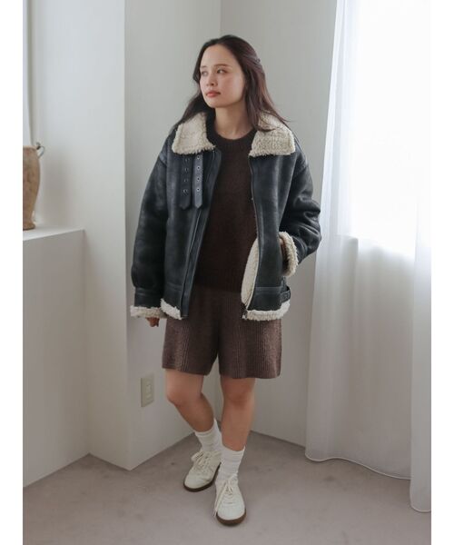 Ungrid（アングリッド）の「トレーナースニーカー（スニーカー・レディース・ブラウン/オフホワイト・L/M/S）」の12枚目の写真