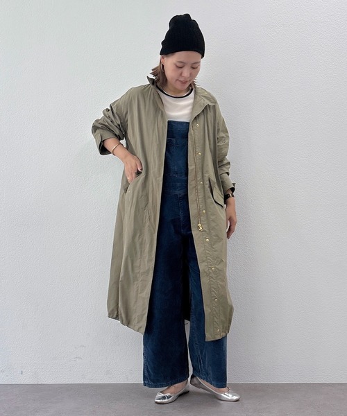 ピュアルセシン ボアライナー付きマルチウェイモッズコート カーキ ボアライナー付きマルチウェイモッズコート | PUAL CE CIN