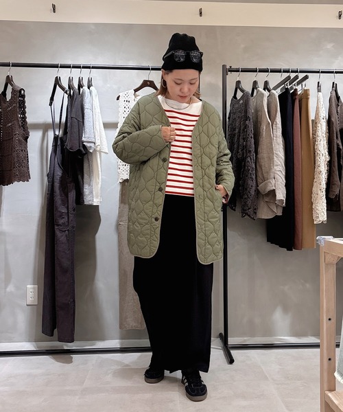 PUAL CE CIN（ピュアルセシン）の「【＠remi_usus企画】マルチウェイモッズコート（モッズコート・レディース・カーキ/ブラック・FREE）」の14枚目の写真