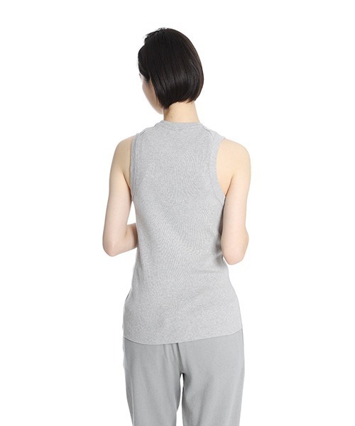 INSCRIRE（アンスクリア）の「INSCRIRE / アンスクリア：【レディース】Cotton Rib Tank Top：I25SS-K9[DEA]（タンクトップ・レディース・ライトグレー・FREE）」の7枚目の写真
