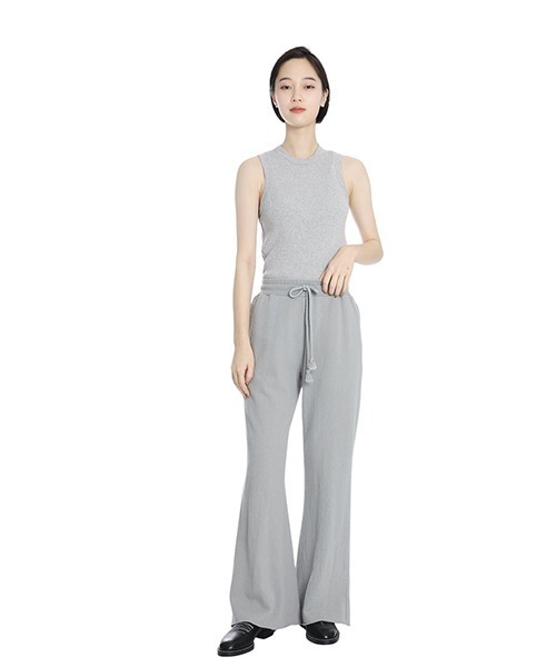 INSCRIRE（アンスクリア）の「INSCRIRE / アンスクリア：【レディース】Cotton Rib Tank Top：I25SS-K9[DEA]（タンクトップ・レディース・ライトグレー・FREE）」の8枚目の写真