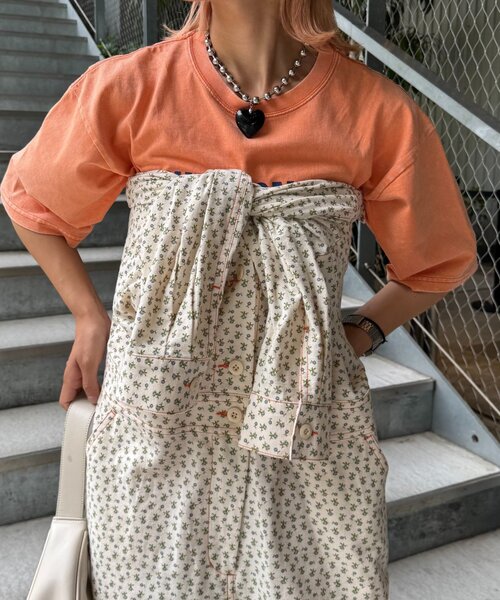 セール】【HELLO.SANFRANCISCO/ハローサンフランシスコ】花柄裾フリル