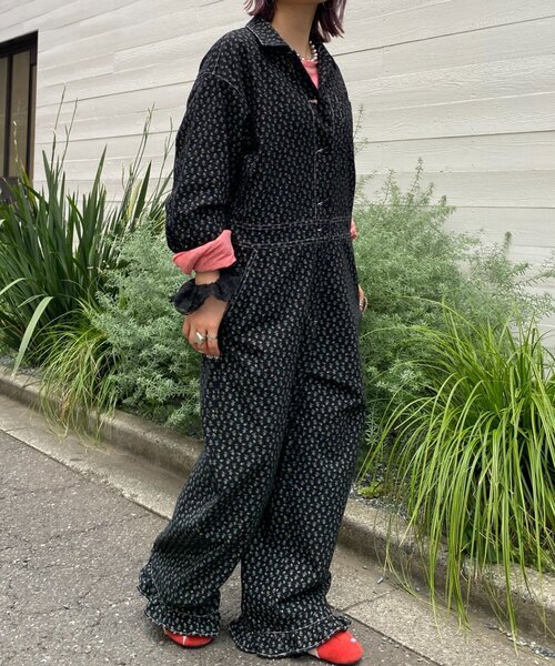 セール】【HELLO.SANFRANCISCO/ハローサンフランシスコ】花柄裾フリル