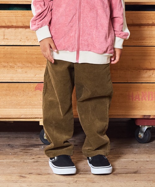 MARKEY'S(マーキーズ)の「コールテンシェフパンツ(チノパンツ・キッズ・カーキ/グリーン/ピンク/ブラック/イエロー/ブルー・100/90/80/95/110/150/140/130/120)」の1枚目の写真