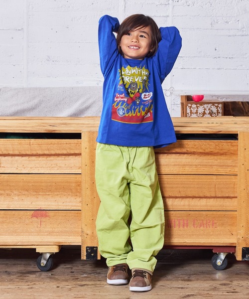 MARKEY'S(マーキーズ)の「コールテンシェフパンツ(チノパンツ・キッズ・カーキ/グリーン/ピンク/ブラック/イエロー/ブルー・100/90/80/95/110/150/140/130/120)」の20枚目の写真