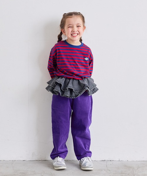 MARKEY'S(マーキーズ)の「コールテンシェフパンツ(チノパンツ・キッズ・カーキ/グリーン/ピンク/ブラック/イエロー/ブルー・100/90/80/95/110/150/140/130/120)」の15枚目の写真