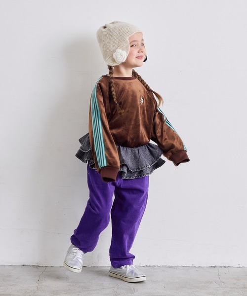 MARKEY'S(マーキーズ)の「コールテンシェフパンツ(チノパンツ・キッズ・カーキ/グリーン/ピンク/ブラック/イエロー/ブルー・100/90/80/95/110/150/140/130/120)」の17枚目の写真