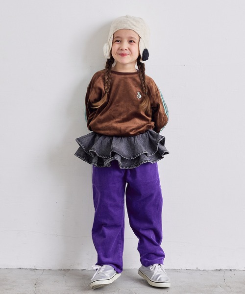 MARKEY'S(マーキーズ)の「コールテンシェフパンツ(チノパンツ・キッズ・カーキ/グリーン/ピンク/ブラック/イエロー/ブルー・100/90/80/95/110/150/140/130/120)」の16枚目の写真