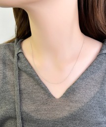 Phoebe（フィービィー）の「【SV925刻印入り】シルキーシャインチェーンネックレス/全長39cm/全長40cm/ジェンダーレス（ネックレス）」