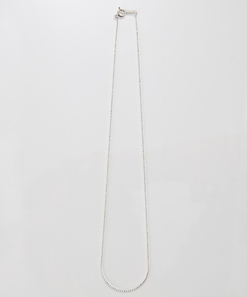 Phoebe(フィービィー)の「【SV925刻印入り】シルキーシャインチェーンネックレス/全長39cm/全長40cm/ジェンダーレス(ネックレス・レディース・シルバー系2/シルバー系1・FREE)」の8枚目の写真