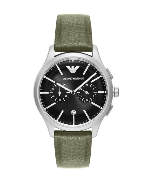 EMPORIO ARMANI(エンポリオアルマーニ)の「エンポリオ・アルマーニ 腕時計 メンズ アナログ レザー AR11693(アナログ腕時計・メンズ・グリーン・FREE)」の1枚目の写真