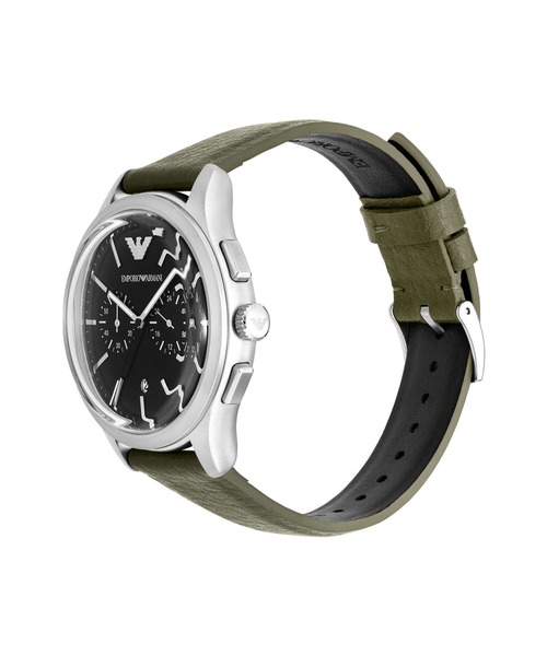 EMPORIO ARMANI(エンポリオアルマーニ)の「エンポリオ・アルマーニ 腕時計 メンズ アナログ レザー AR11693(アナログ腕時計・メンズ・グリーン・FREE)」の7枚目の写真