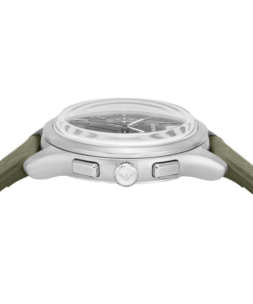 EMPORIO ARMANI(エンポリオアルマーニ)の「エンポリオ・アルマーニ 腕時計 メンズ アナログ レザー AR11693(アナログ腕時計・メンズ・グリーン・FREE)」の4枚目の写真