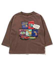 Tシャツ/カットソー（ブラウン/茶色系・バックプリント