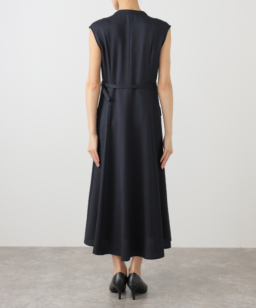 La TOTALITE（ラトータリテ）の「《追加》【洗える】アシメラペルツイルワンピース（ワンピース・レディース・ベージュ/ネイビー・36/38）」の16枚目の写真