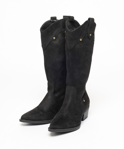 Honeys（ハニーズ）の「ウエスタンブーツ（ブーツ・レディース・ブラウン系/ブラウン/ベージュ系/ブラック系・L/LL/M/S）」の13枚目の写真