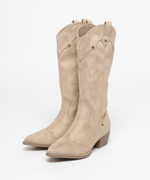 Honeys（ハニーズ）の「ウエスタンブーツ（ブーツ・レディース・ブラウン系/ブラウン/ベージュ系/ブラック系・L/LL/M/S）」の22枚目の写真