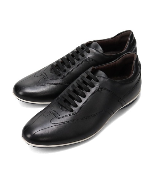 MODELLO（モデロ）の「【抗菌消臭機能】靴内環境を快適にし、さまざまなシーンに合わせやすい ドレスレザースニーカー DM6922（スニーカー・メンズ・グレー/ブラック/ネイビー/バーガンディー/ホワイト・25cm/25.5cm/26cm/26.5cm/27cm/24.5cm）」の2枚目の写真