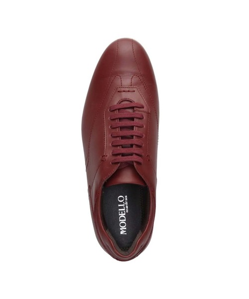 MODELLO（モデロ）の「【抗菌消臭機能】靴内環境を快適にし、さまざまなシーンに合わせやすい ドレスレザースニーカー DM6922（スニーカー・メンズ・グレー/ブラック/ネイビー/バーガンディー/ホワイト・25cm/25.5cm/26cm/26.5cm/27cm/24.5cm）」の17枚目の写真