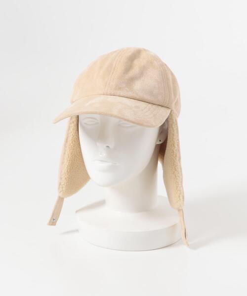 KBF（ケイビーエフ）の「フライトボアCAP（キャップ・レディース・ベージュ/ブラック・ONE）」の8枚目の写真