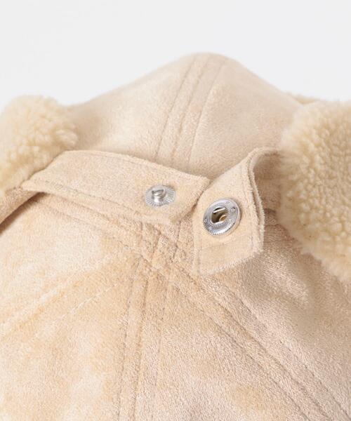 KBF（ケイビーエフ）の「フライトボアCAP（キャップ・レディース・ベージュ/ブラック・ONE）」の11枚目の写真