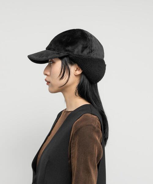 KBF（ケイビーエフ）の「フライトボアCAP（キャップ・レディース・ベージュ/ブラック・ONE）」の13枚目の写真