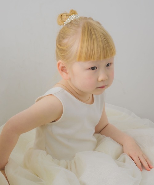 muku（ムク）の「BABY HAIR TIE/PEARL（ヘアゴム・レディース・ホワイト・FREE）」の14枚目の写真