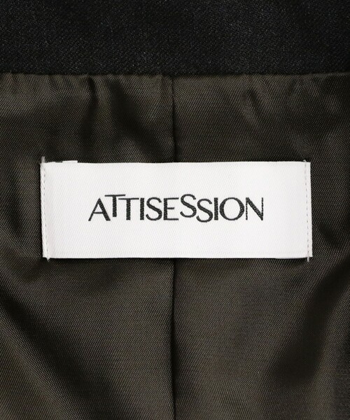 ＜ATTISESSION＞タイ シャツスリーブ ジャケット 2WAY ATTISESSION＞タイ シャツスリーブ ジャケット 2WAY