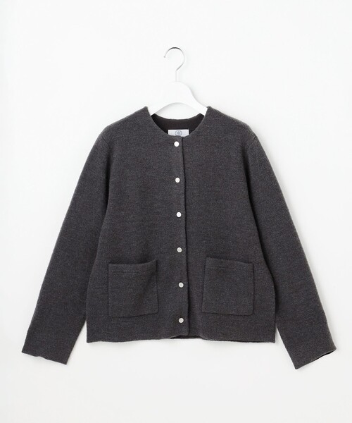 J.PRESS(ジェイプレス)の「BOUCLE ニット アウター(カーディガン/ボレロ・レディース・ブラウン系/ベージュ系/グレー系・T15/T13)」の11枚目の写真