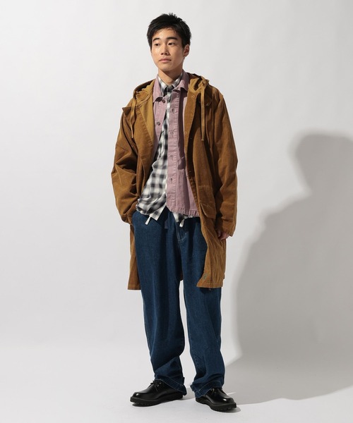 niko and...（ニコアンド）の「【NATOKii(ネイトゥーキー)】ユーロワークフードコート（ミリタリージャケット・メンズ・キャメル/ベージュ・MEDIUM/LARGE）」の3枚目の写真