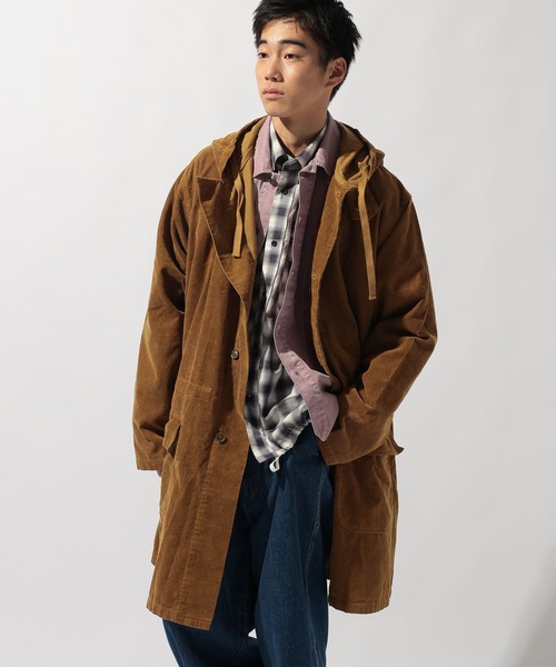 niko and...（ニコアンド）の「【NATOKii(ネイトゥーキー)】ユーロワークフードコート（ミリタリージャケット・メンズ・キャメル/ベージュ・MEDIUM/LARGE）」の5枚目の写真