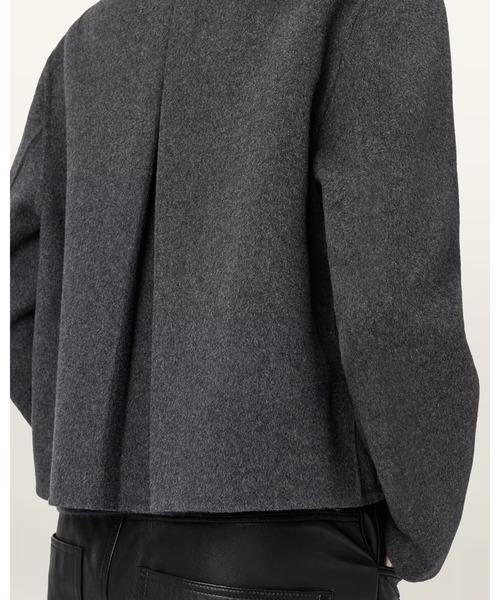 ALLSAINTS(オールセインツ)の「SEANNAH WOOL JACKET | SEANNAH ウール ジャケット(その他アウター・レディース・チャコールグレー・4/6/8/10)」の3枚目の写真