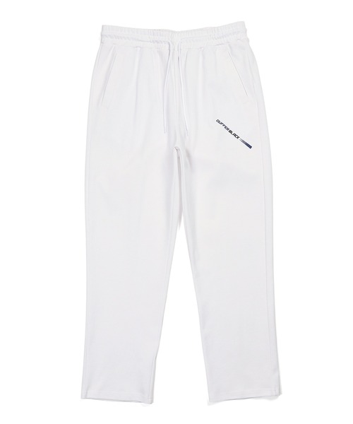 The DUFFER of ST.GEORGE（ザダファーオブセントジョージ）の「〔BLACK LABEL〕SORONA PONTE REGULAR FIT TRACK PANTS：セットアップ ポンチ素材 レギュラーフィット トラックパンツ（スウェットパンツ・メンズ・ホワイト/ブラック/ライトグレー・X-LARGE/LARGE/MEDIUM）」の14枚目の写真