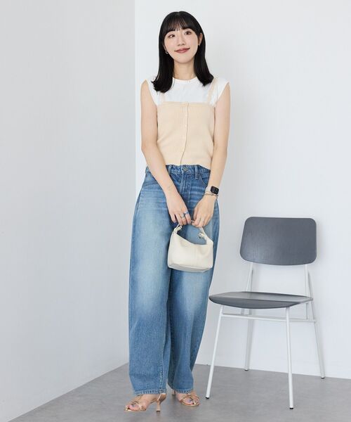 AMERICAN HOLIC（アメリカンホリック）の「【2WAY】ニットチューブトップ（ベスト・レディース・ブラック/ホワイト系その他2・M/L）」の9枚目の写真