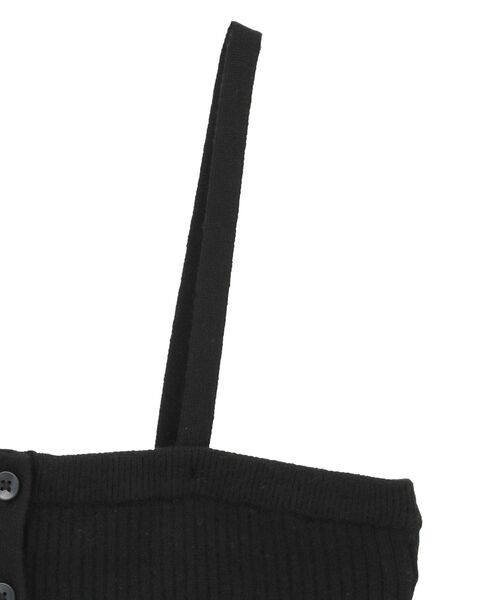 AMERICAN HOLIC（アメリカンホリック）の「【2WAY】ニットチューブトップ（ベスト・レディース・ブラック/ホワイト系その他2・M/L）」の15枚目の写真