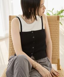 AMERICAN HOLIC | 【2WAY】ニットチューブトップ(ベスト)