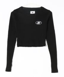 25 WS TELECO SHORT L /DCレディースショート丈長袖ロンT