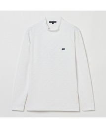 ROSASEN（ロサーセン）の「【Rosasen/GOLF】幾何学柄 ジャカード 長袖モックネック（シャツ/ブラウス）」