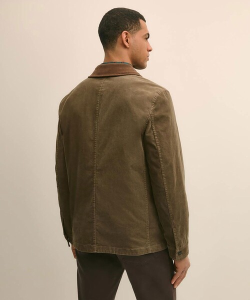 BROOKS BROTHERS(ブルックスブラザーズ)の「コットンコーデュロイ ファン チョアジャケット(カバーオール・メンズ・ブラウン・LARGE/MEDIUM/SMALL/X-LARGE)」の2枚目の写真